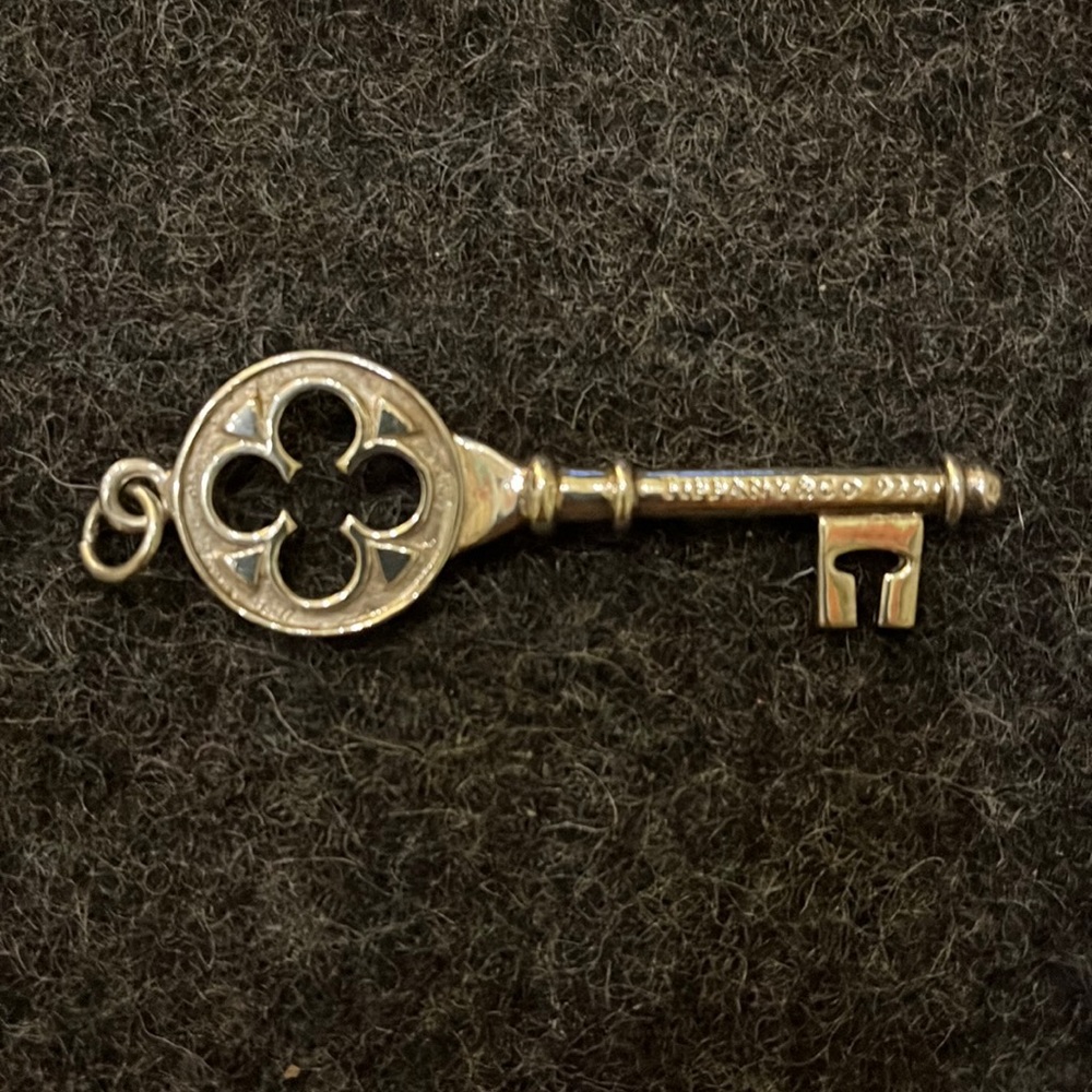 Tiffany and Co. .925 Silver Key pendant